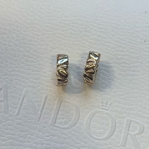2 14K gold pandora spacers